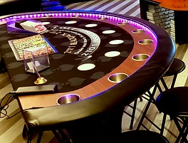 Lighted Blackjack Table