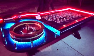 Lighted Roulette Table